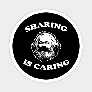 SHARING IS CARING Magnet